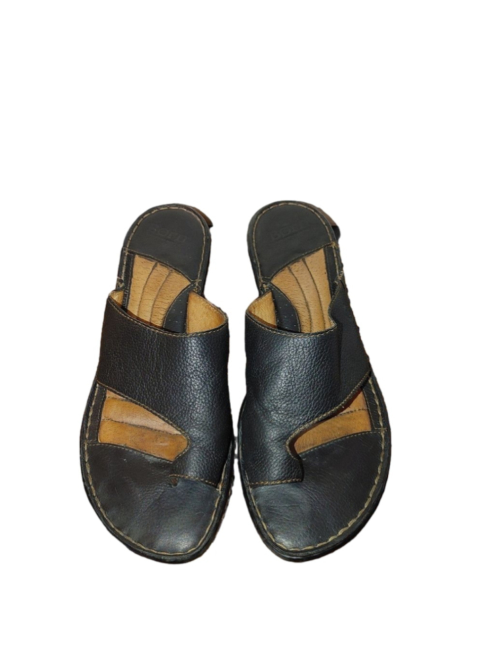 BORN Leather Sandals Size 10 M/W